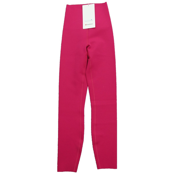 New Lululemon Size 0 Leggings Glow Up High Rise Tight 28" PSNT Pink $118 - Picture 1 of 6